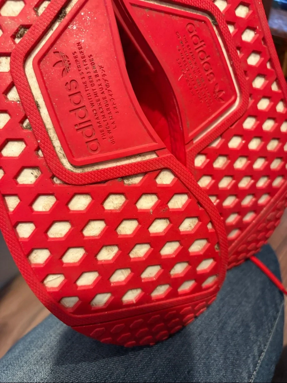 adidas Originals NMD_R1 Men's Scarlet Triple Red Shoes Size 7